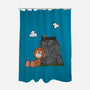 Sleeping Punch Kun-None-Polyester-Shower Curtain-joerawks