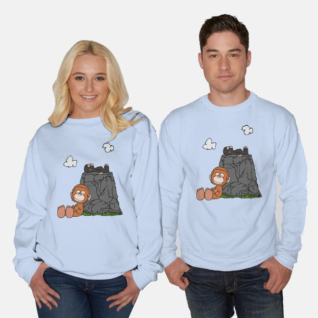 Sleeping Punch Kun-Unisex-Crew Neck-Sweatshirt-joerawks