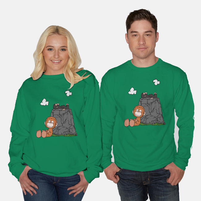 Sleeping Punch Kun-Unisex-Crew Neck-Sweatshirt-joerawks
