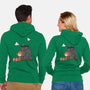 Sleeping Punch Kun-Unisex-Zip-Up-Sweatshirt-joerawks