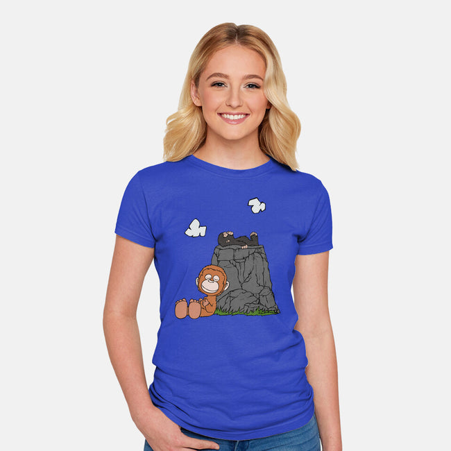 Sleeping Punch Kun-Womens-Fitted-Tee-joerawks