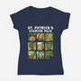 St. Patrick's Starter Pack-Womens-V-Neck-Tee-GoshWow