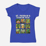 St. Patrick's Starter Pack-Womens-V-Neck-Tee-GoshWow