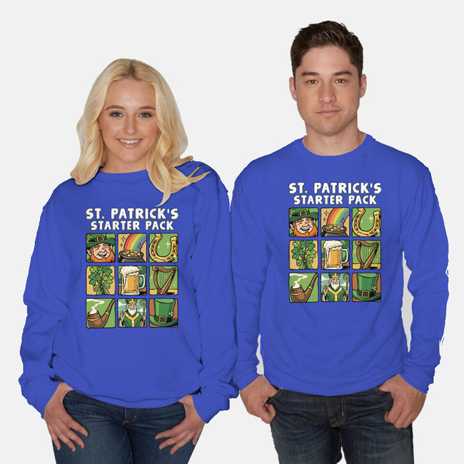 St. Patrick's Starter Pack-Unisex-Crew Neck-Sweatshirt-GoshWow