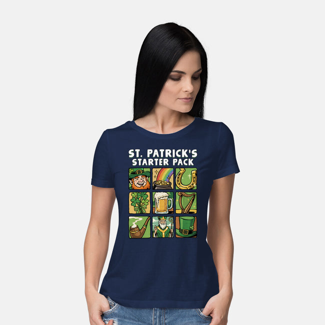 St. Patrick's Starter Pack-Womens-Basic-Tee-GoshWow