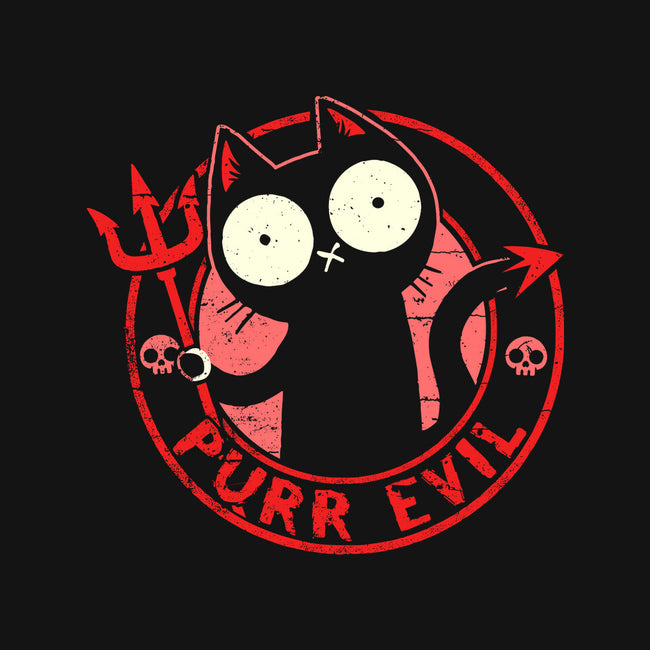 Purr Evil Cat-None-Matte-Poster-BridgeWalker