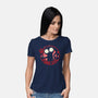 Purr Evil Cat-Womens-Basic-Tee-BridgeWalker