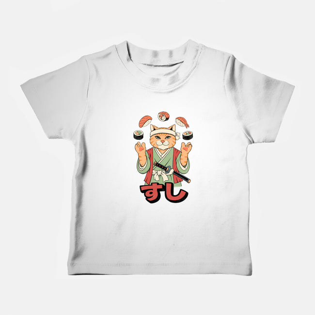 Juggling Sushi-Baby-Basic-Tee-alfbocreative