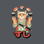 Juggling Sushi-Unisex-Crew Neck-Sweatshirt-alfbocreative