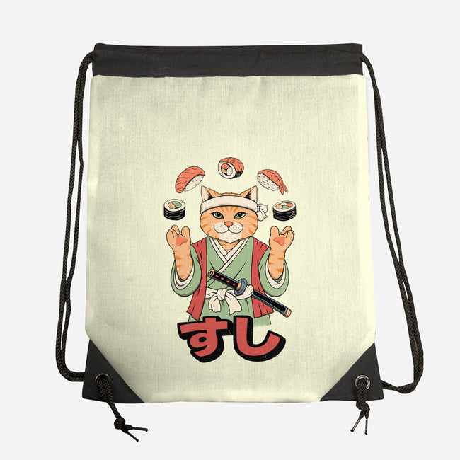 Juggling Sushi-None-Drawstring-Bag-alfbocreative