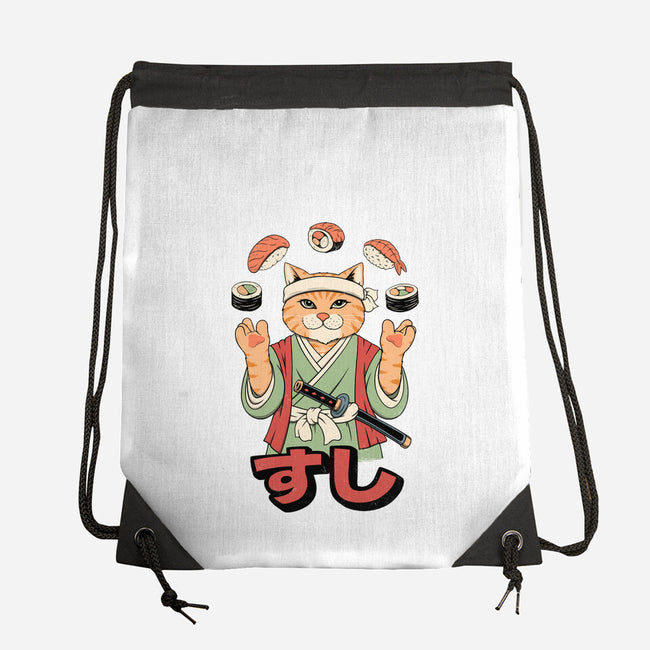 Juggling Sushi-None-Drawstring-Bag-alfbocreative