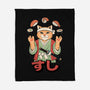 Juggling Sushi-None-Fleece-Blanket-alfbocreative