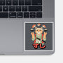 Juggling Sushi-None-Glossy-Sticker-alfbocreative