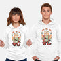 Juggling Sushi-Unisex-Pullover-Sweatshirt-alfbocreative