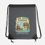 Qui Gone Fishing-None-Drawstring-Bag-milasneeze