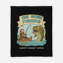 Qui Gone Fishing-None-Fleece-Blanket-milasneeze