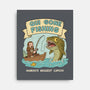 Qui Gone Fishing-None-Stretched-Canvas-milasneeze