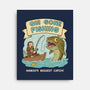 Qui Gone Fishing-None-Stretched-Canvas-milasneeze