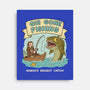 Qui Gone Fishing-None-Stretched-Canvas-milasneeze
