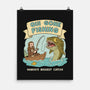 Qui Gone Fishing-None-Matte-Poster-milasneeze
