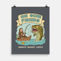 Qui Gone Fishing-None-Matte-Poster-milasneeze