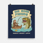 Qui Gone Fishing-None-Matte-Poster-milasneeze