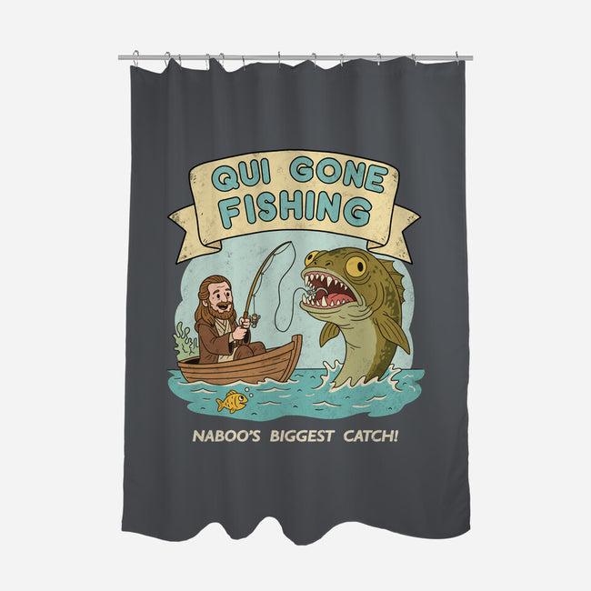 Qui Gone Fishing-None-Polyester-Shower Curtain-milasneeze
