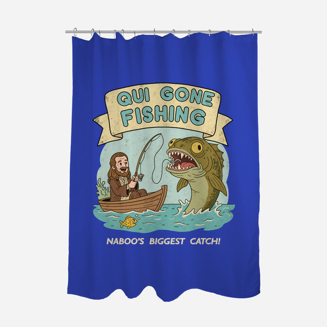 Qui Gone Fishing-None-Polyester-Shower Curtain-milasneeze