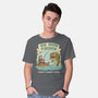Qui Gone Fishing-Mens-Basic-Tee-milasneeze