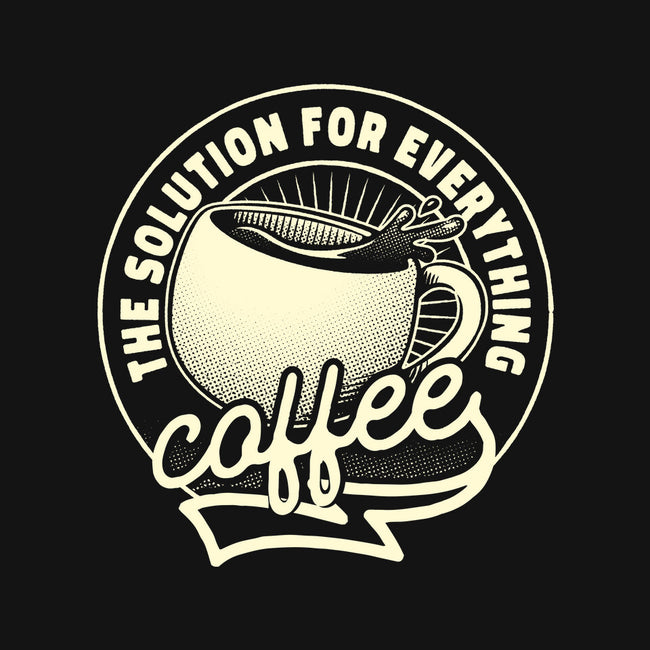 Coffee The Solution For Everything-Unisex-Baseball-Tee-tobefonseca