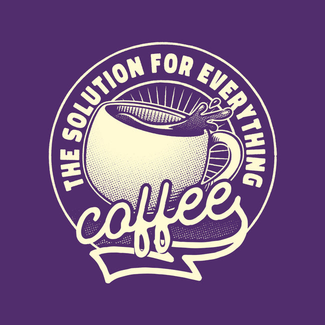 Coffee The Solution For Everything-Unisex-Kitchen-Apron-tobefonseca