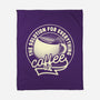 Coffee The Solution For Everything-None-Fleece-Blanket-tobefonseca
