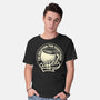 Coffee The Solution For Everything-Mens-Basic-Tee-tobefonseca