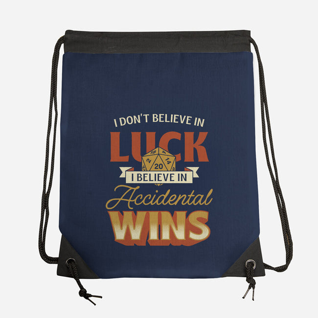 Accidental Wins-None-Drawstring-Bag-Popnotic