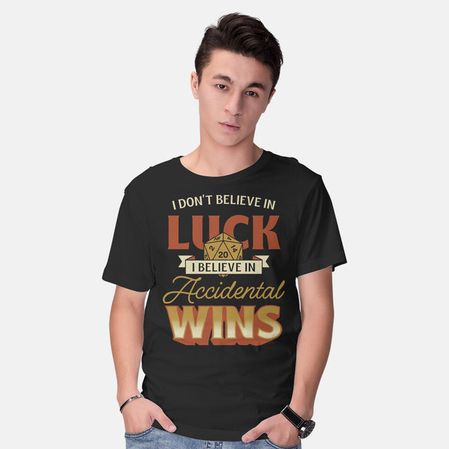 Accidental Wins-Mens-Basic-Tee-Popnotic