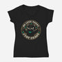 No Luck Today-Womens-V-Neck-Tee-Popnotic