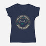 No Luck Today-Womens-V-Neck-Tee-Popnotic