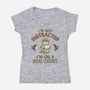 I'm On A Side Quest-Womens-V-Neck-Tee-brunopires