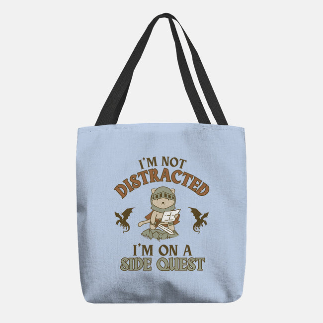 I'm On A Side Quest-None-Basic Tote-Bag-brunopires