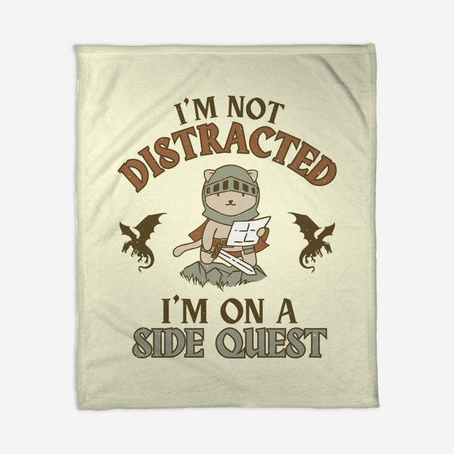 I'm On A Side Quest-None-Fleece-Blanket-brunopires