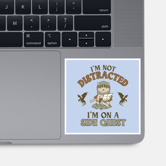 I'm On A Side Quest-None-Glossy-Sticker-brunopires