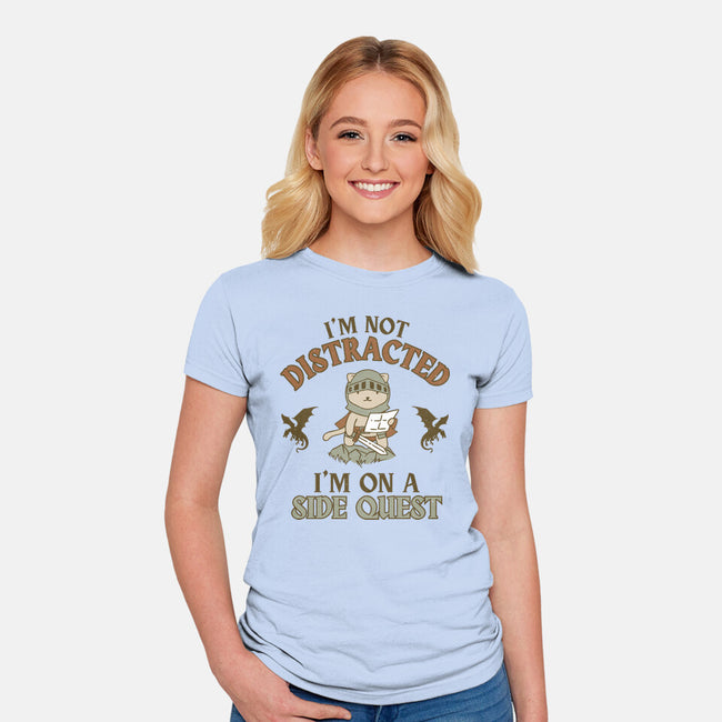 I'm On A Side Quest-Womens-Fitted-Tee-brunopires