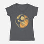 Punch Of Love-Womens-V-Neck-Tee-retrodivision