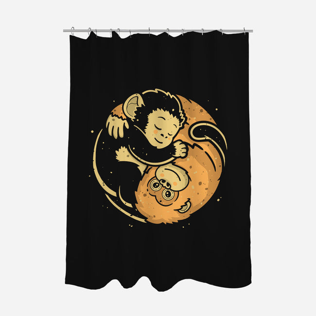 Punch Of Love-None-Polyester-Shower Curtain-retrodivision