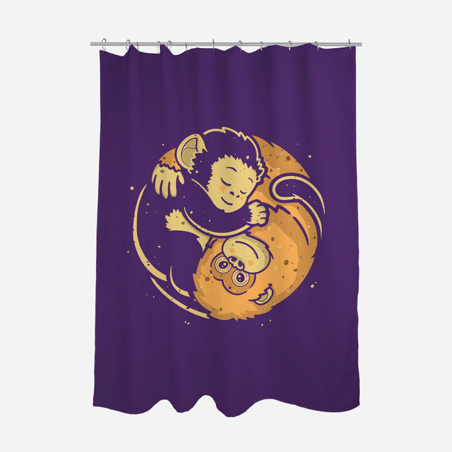 Punch Of Love-None-Polyester-Shower Curtain-retrodivision