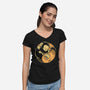 Punch Of Love-Womens-V-Neck-Tee-retrodivision