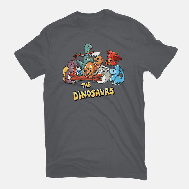The Dinosaurs-Womens-Fitted-Tee-Vallina84