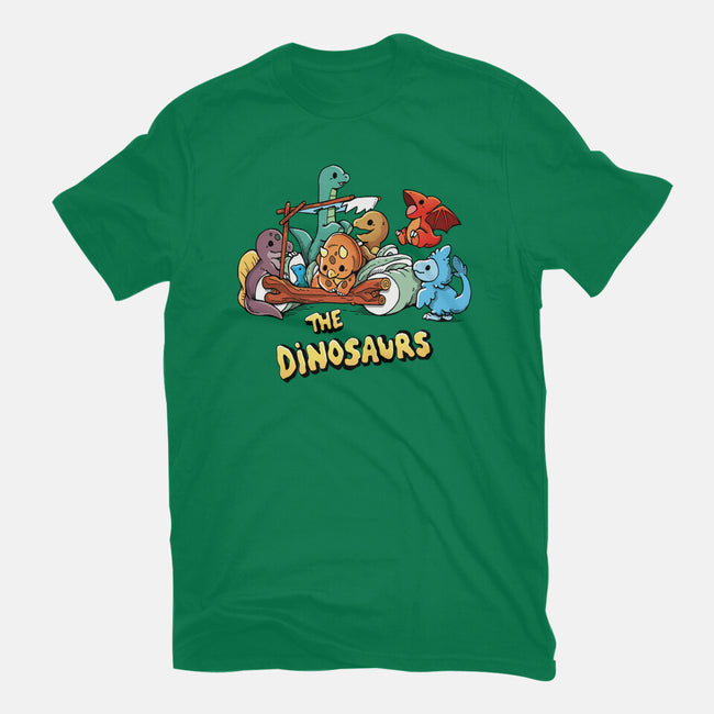 The Dinosaurs-Womens-Fitted-Tee-Vallina84