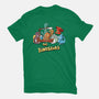 The Dinosaurs-Womens-Fitted-Tee-Vallina84