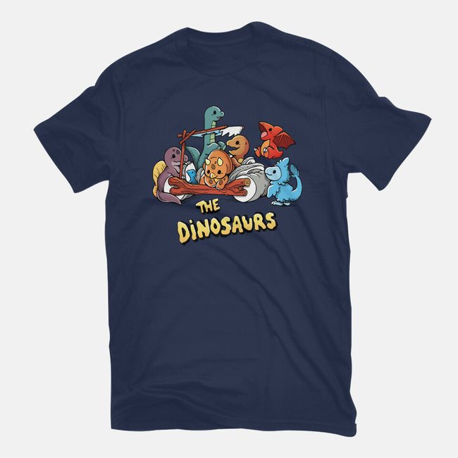 The Dinosaurs-Mens-Basic-Tee-Vallina84